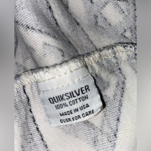 Vintage early 90’s Quiksilver Saltwater Denim Aztec Cotton Jacket L - Picture 10 of 10